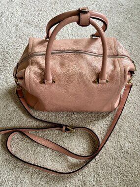 Qiwang Genuine Leather Top-handle/Shoulder Bag/Pink/Hobos